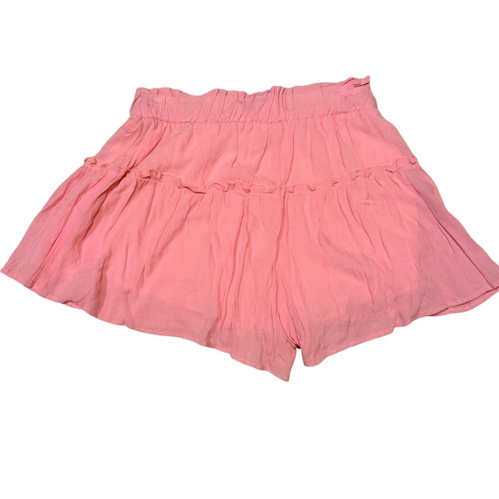 Altar'd State Blush Tiered Mini Skirt - Picture 7 of 9